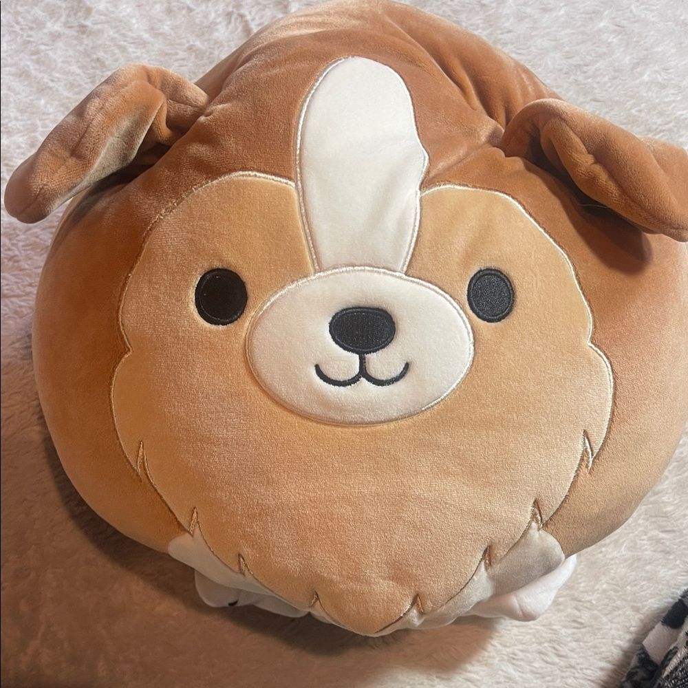 Squishmallows Flipamallows Brown and White Plush